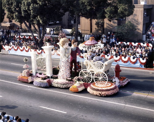 Pasadena Tournament of Roses Parade--Arcadia Float, 1986