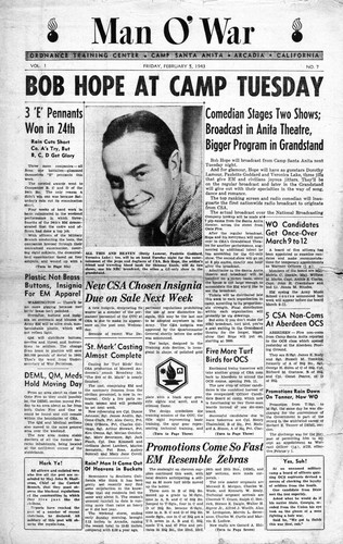 Man O' War newspaper, February 5, 1943