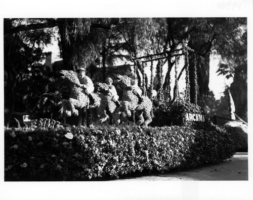 Pasadena Tournament of Roses Parade--Arcadia Float, 1936