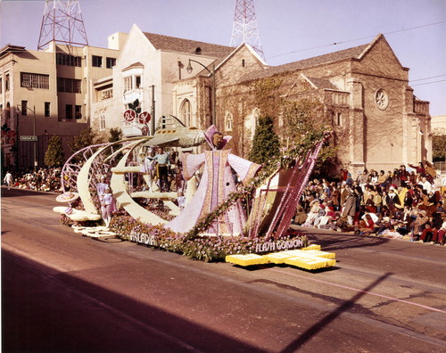 Pasadena Tournament of Roses Parade--Arcadia Float, 1973