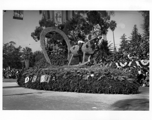 Pasadena Tournament of Roses Parade--Arcadia Float, 1938