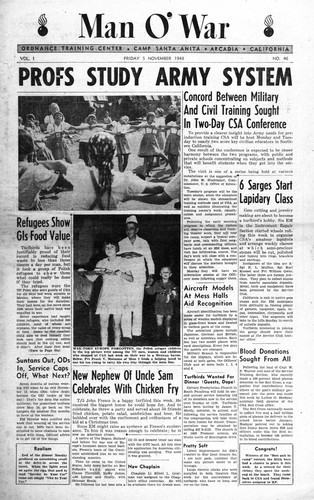 Man O' War newspaper, November 5, 1943