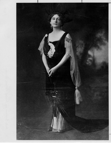 Anita Baldwin in Long Evening Dress