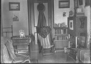 Arnold Borel's room in Ricatla, Mozambique, 1907