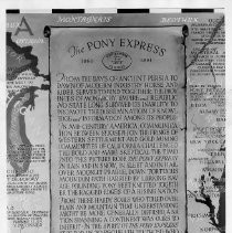 Pony Express Scroll