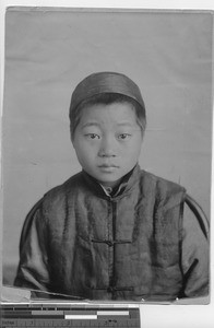 A boy who converted at Tachowfu, China, 1914