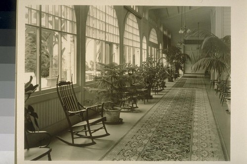 [Veranda, Hotel Del Monte. Monterey.]