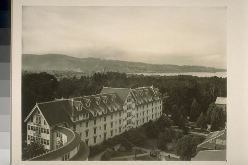 [Bird's-eye view, Hotel Del Monte and grounds. Monterey.]