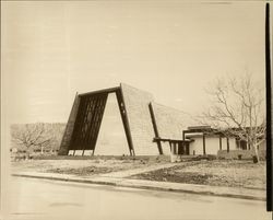 Exterior view of Temple Beth Ami, Santa Rosa, California, 1964