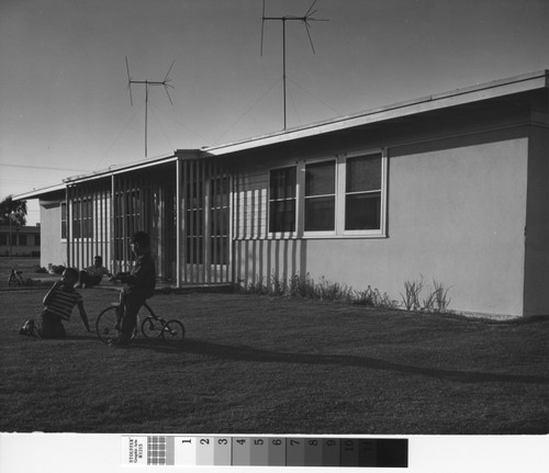 Photograph of children at play at Hacienda Village