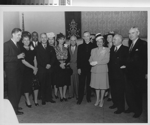 Photograph of members of the Citizens' Housing Council at reception for Mrs. Rodger Young (2)