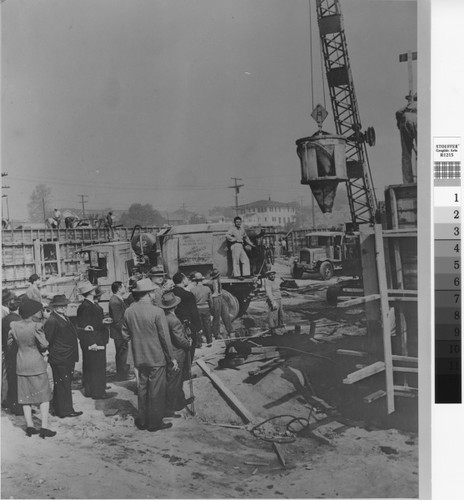 Photograph of the start of construction at Aliso Village (1)