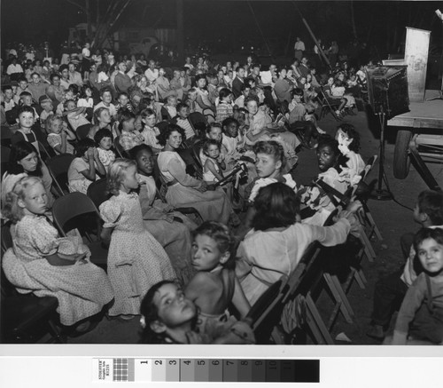 Photograph of community building dedication at Basilone Homes