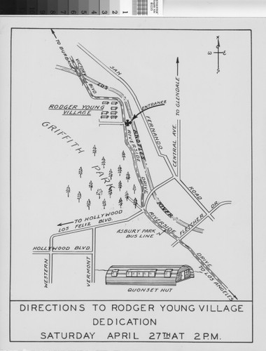 Directions to Rodger Young Village dedication