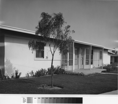 Photograph of housing structure at Hacienda Village