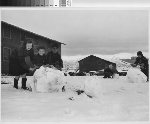 Snow at Basilone Homes