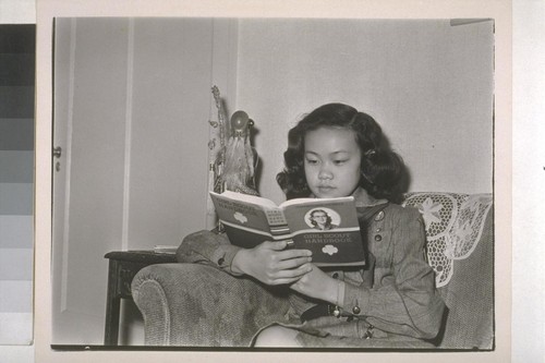 Girl Scouts have two troops in Chinatown. Ruby Kimlau, daughter of American Legion Post Commander.*