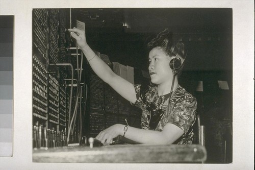 [Telephone operator.]