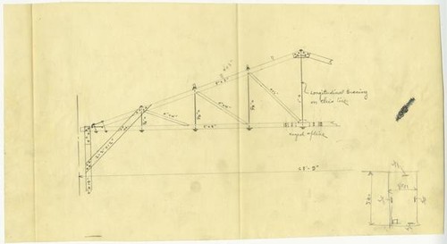 Store building for real property investment company [structural drawing]