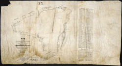 Map of the Rancho San Pedro finally confirmed to Manuel Dominguez et al., December 1859