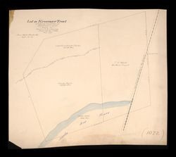 Lot 19 Kraemer Tract showing location of washed land, May 1892