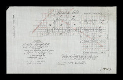 Map of Boyle Heights, City of Los Angeles, comprising Moore and Kelleher's sub of a part, Lots 5 and 6 Block 60, and Stevenson's sub of a part Lot 6 Block 60, Hancock Survey, made in 1876-1884