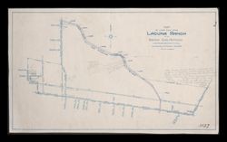 Map of land sold from Laguna Ranch in the Rancho San Antonio, Los Angeles County, California, December 1912