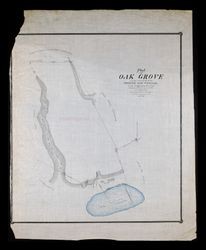 Plat of Oak Grove lying in and south of the Rancho San Pascual, June 1887