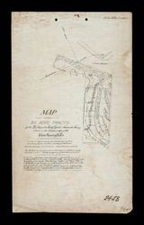 Map of the 35 acre tracts of the Los Angeles City lands, Hancock's survey, situated on the southern slope of the Stone Quarry Hills, August 1868