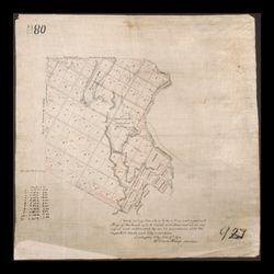 Map of the lands of Los Angeles Canal and Reservoir Company, December 1870