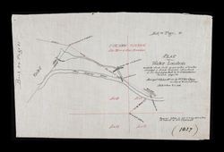 Plat of water location made by Jacob Defly as per notice of location recorded in County Recorder's Office, County of Los Angeles, October 1888