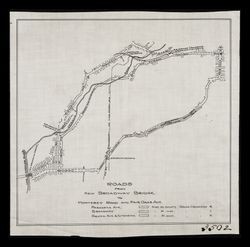 Roads from New Broadway Bridge to Monterey Road and Fair Oaks Ave, Pasadena, California