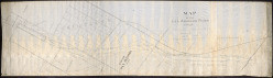 Map of the Los Angeles River through Fruitland Levee District, September 1891