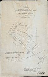 Map of subdivision of a part of the estate of Ynuario Aviala Decd. in Los Angeles City, California, October 1888