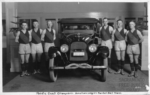 American Legion Basketball, 1922 Pacific Coast Champions