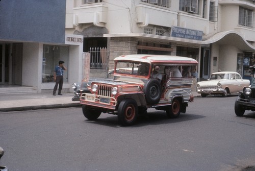Manila jitney, seen while in port on the Lusiad Expedition. June 1962