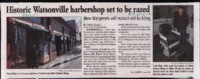 Historic Watsonville barbershop set to be razed