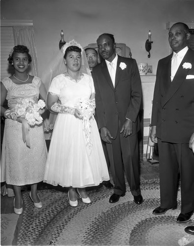 Clara Brown's Wedding, Los Angeles, 1957