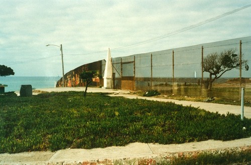 International Waters: Mexican side of the border fence