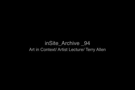 Art in Context/Artist Lecture: Terry Allen