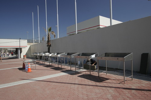 Dirty Water Initiative: setting up the solar collectors