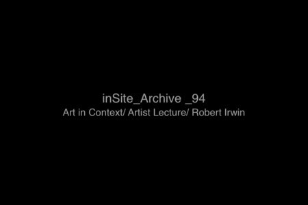 Art in Context/Artist Lecture: Robert Irwin