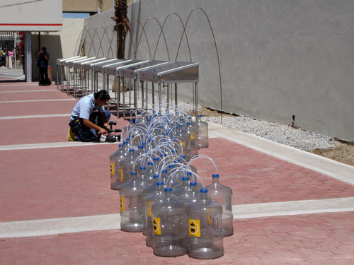 Dirty Water Initiative: solar collectors and water bottles