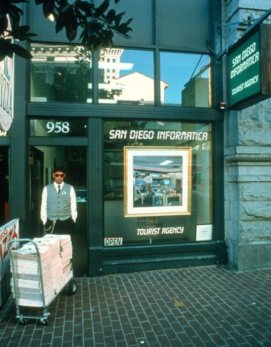 A Tourist's Guide to San Diego and Tijuana: view of facade of "tourist office"