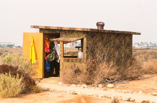 Blind/Hide: general view of Blind/Hide in the Tijuana River Estuary Preserve