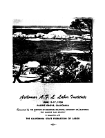 Asilomar A.F.L. Labor Institute, June 11-17, 1950, Pacific Grove, California, Sponsored by the Institute of Industrial Relations, University of California, Los Angeles and Berkeley, in cooperation with the California State Federation of Labor