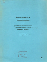 Description and Summary of the Occupational Health Project of the Center for Labor and Research and Education, Institute of Industrial Relations, University of California