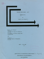 Working Paper Series - No. 128, Productivity, by Daniel J.B. Mitchell, Draft: July 1987