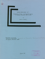 Working Paper Series - No. 82, Production of Trust: Institutional Sources of Economic Structure, 1840 to 1920, by Lynne G. Zucker, January 1985