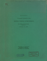 Syllabus of Material Presented at the Institute on Industrial Accident Prevention, University of California, Berkeley, February 4-6, 1948. Department of Institutes, University Extension, University of California